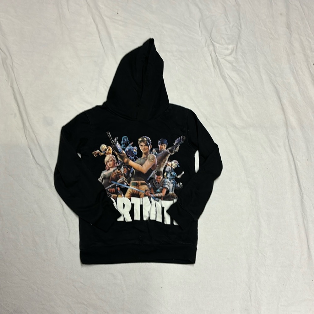 Fortnite Kids Hoodie Black Size 130cm